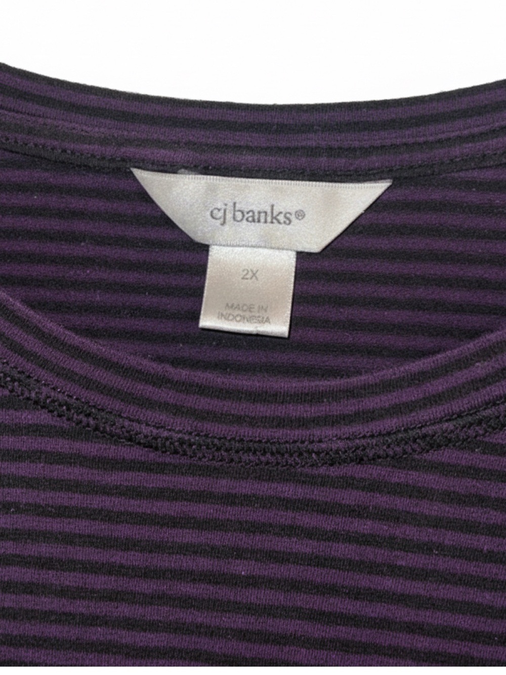 So Soft Striped Tunic Top - Like New - 26" p2p..29" length - Picture 4 of 4